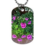 Flowers Dog Tag (One Side)