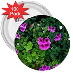 Flowers 3  Button (100 pack)