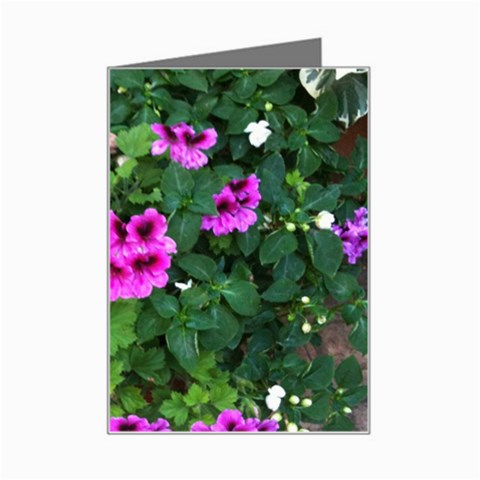 Flowers Mini Greeting Card from Product Design Center Left