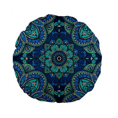 Flowers Standard 15  Premium Round Cushion Clone from Product Design Center Front