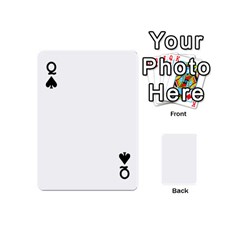 Queen Your Ad Here Playing Cards 54 (Mini) from Product Design Center Front - SpadeQ
