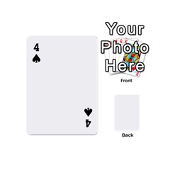 Your Ad Here Playing Cards 54 (Mini) from Product Design Center Front - Spade4