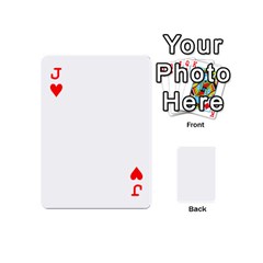 Jack Your Ad Here Playing Cards 54 (Mini) from Product Design Center Front - HeartJ