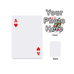 Ace Your Ad Here Playing Cards 54 (Mini) from Product Design Center Front - HeartA