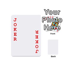 Your Ad Here Playing Cards 54 (Mini) from Product Design Center Front - Joker2